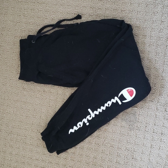 Black XS Champion sweatpants - Picture 1 of 1